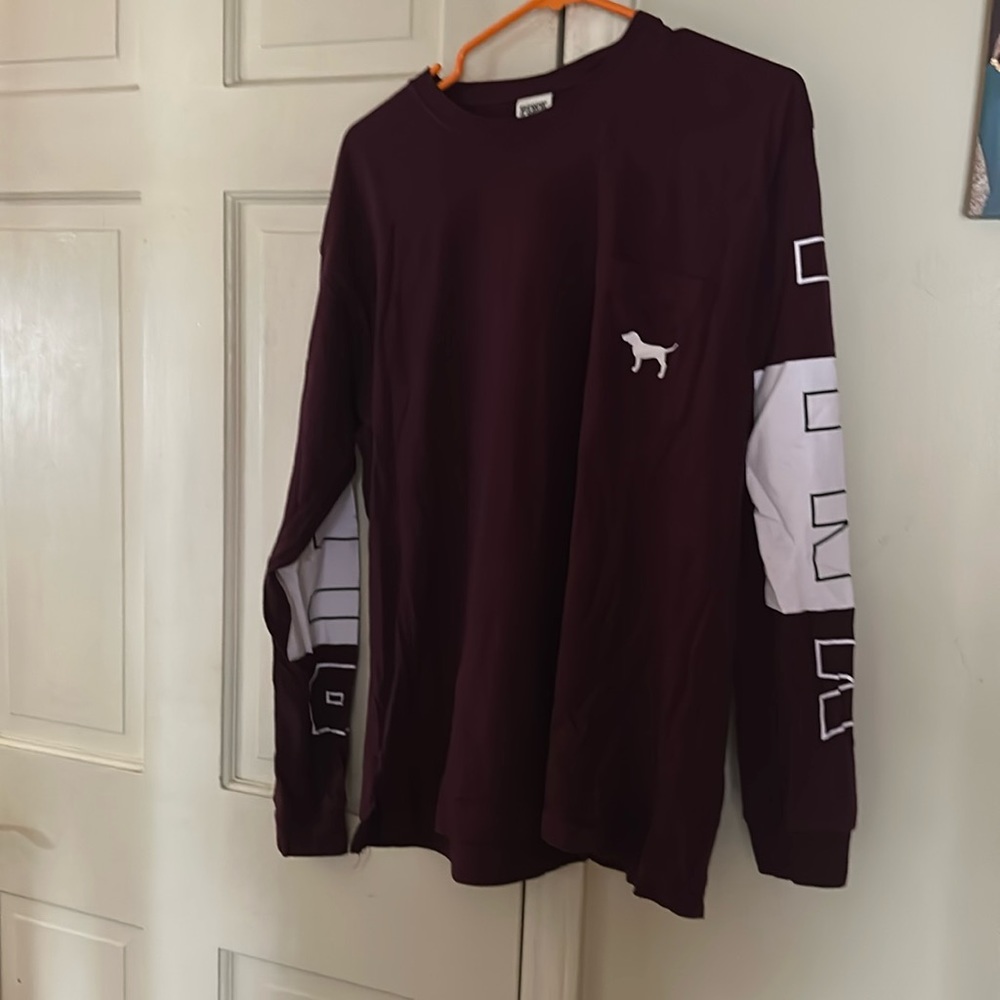 Pink long sleeve shirt